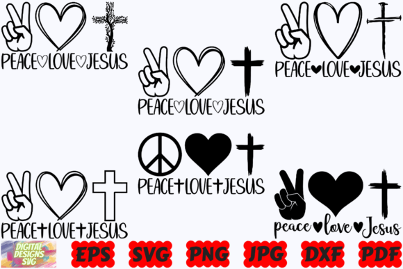 Download Peace Love Jesus SVG | Peace SVG | Love - Peace svg Collection