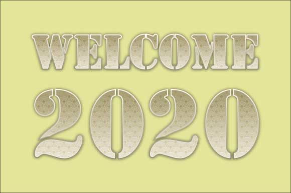 Download Welcome 2020 Art Deco Inspired #08 - Premium Resources