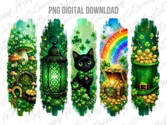 Download Green St. Patrick's Day Brushstroke PNG - St. patrick's Collection