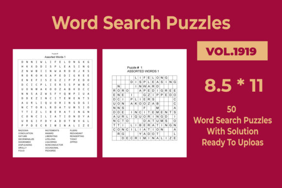 Download Word Search Puzzles Vol 1919 - 1919 Collection